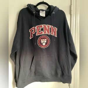 UPenn Hoodie Sweatshirt navy blue size XL